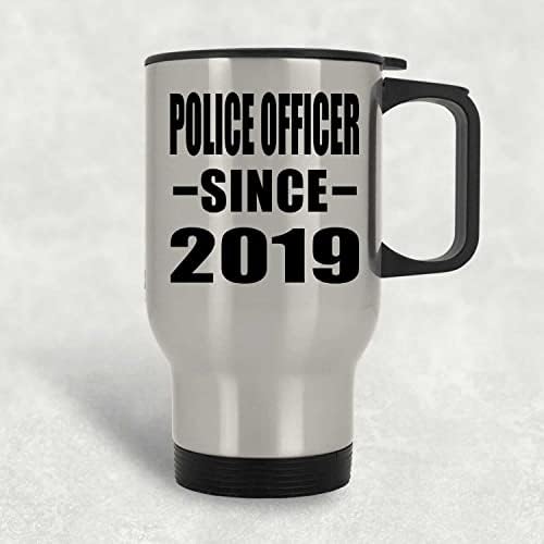 Бутиков Дизайн За полицай С 2019 г., Сребърна Пътна Чаша 14 грама, на Изолиран Чаша от Неръждаема Стомана, Подаръци