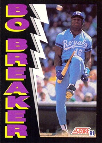 1991 Сметка на #773 Бо Джаксън Бо Брейкер Бейзболна картичка - Почивки на Прилеп За коляно