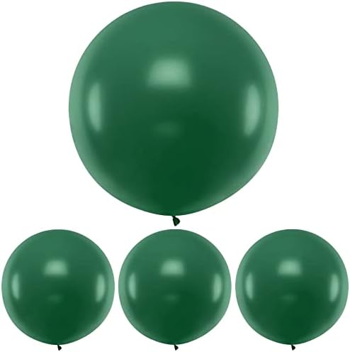 36 Инчов Тъмно-Зелени Балони Гигантски Изумрудено-Зелен Балон Сафари Украса За Душата на Детето Тема Джунглата Парти