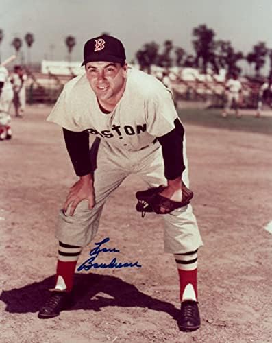 Бейзболна снимка Лу Будро с автограф 8x10 - Снимки на MLB с автограф