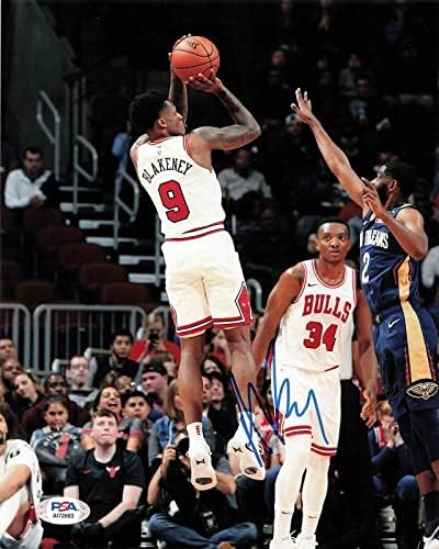 АНТОНИО БЛЕЙКНИ подписа снимка 8x10 PSA / DNA с автограф на Чикаго Булс - Снимки на НБА с автограф