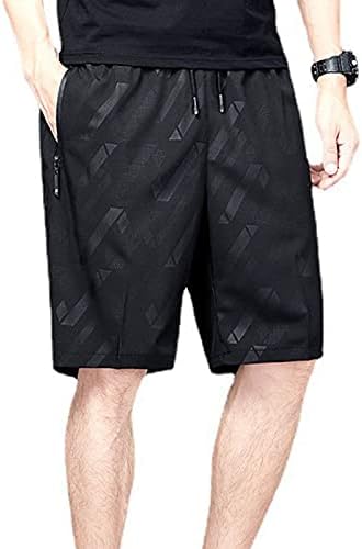 Мъжки Къси панталони SAXIGOL Оверсайз, Летни Ежедневните Свободни Плажни Шорти 2023 Г., бързо съхнещи Спортни Панталони на Еластична завязке