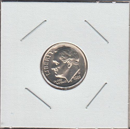 1989 P Рузвелт (1946 г. - до момента) Десятицентовый скъпоценен камък, не циркулировавший на монетния двор на САЩ
