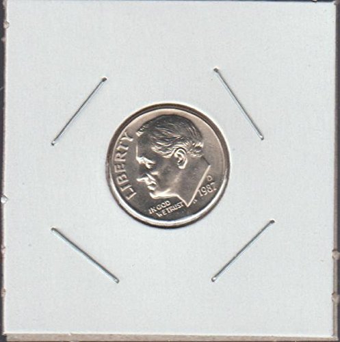 1987 D Roosevelt (1946 г. - до момента) Десятицентовый скъпоценен камък, не циркулировавший на монетния двор на