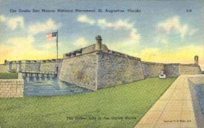 Пощенска Картичка Е Свети Августин, Флорида
