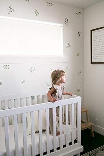 Модерни Стикери Maxwell Wall Art за Детска стая за Момичета, Спалня, Хол, Комплект Стикери Eden Зеленина Leaf Room