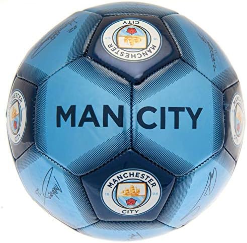 Корпоративна футболна топка ФК Манчестър Сити (One Size) (синьо небе)