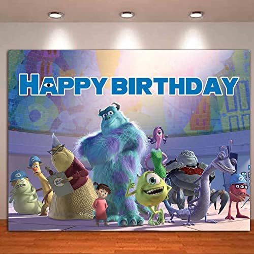 Тематичен Фотофон Monsters Inc за Момчета И Момичета, Украса за Парти по случай рожден Ден, Университет чудовища, Фон за Снимки, Детски душ, Празнична торта, Маса, Банер 5x3f