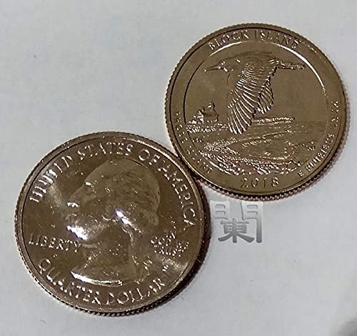 Американска монета от 45-та версия на Национален парк Възпоменателна Монета Префектура Вид Болло 2018 Колекция coinCoin