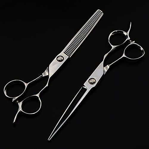Ножица за подстригване на коса, 6-инчов професионален японски ножица със стоманена подшипником 440c за стригане,