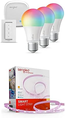 Sengled Zigbee Smart Light Bulbs Starter Kit Многоцветен 3 Опаковки с интелигентен ключ Комплект Zigbee Smart LED