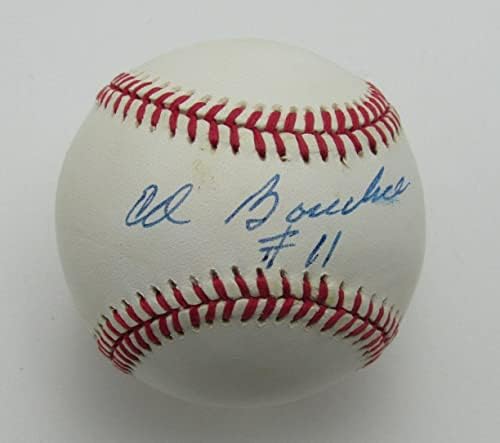 ЕД BOUCHEE 1962 МЕТС С Автограф / с Надпис OML Baseball PSA / Бейзболни топки с ДНК -автограф
