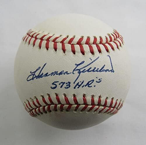 Хармън Killebrew Автограф с Автограф Rawlings Baseball JSA D38200 - Бейзболни Топки С Автографи