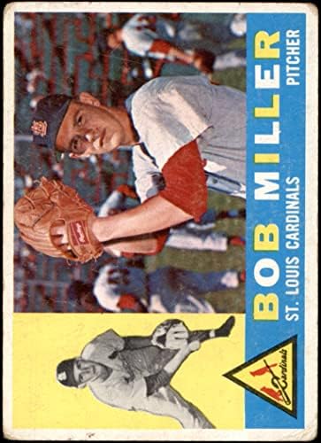 1960 Topps 101 Боб Милър Сейнт Луис Кардиналс (Бейзболна карта) Карта Дина 2 - ДОБРИ Кардинали