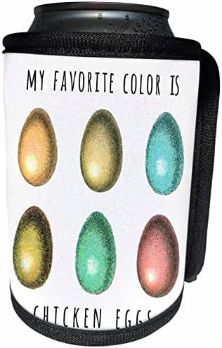 3dRose Ми е любим цвят на яйцата - Смешни Chicken Egg. - Опаковки за бутилки-охладители (cc-364695-1)