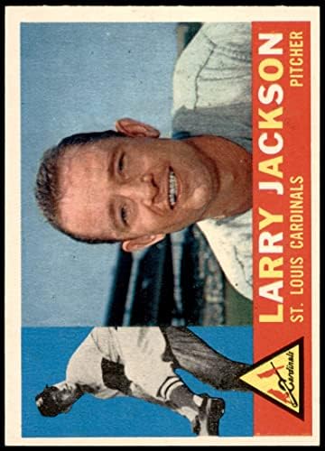 1960 Topps # 492 Лари Джаксън Сейнт Луис Кардиналс (Бейзболна картичка) EX/MT Кардиналите