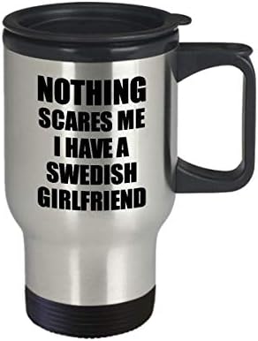 Шведската Приятелка Пътна Чаша Забавен Подарък За Свети Валентин За Бф Моя Човек Го Швеция Gf Не Мога Да Понасям