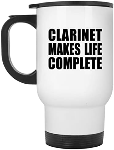 Дизайнсифицированный Кларинет Допълва живот, Бяла Пътна Чаша 14 грама, на Чаша от неръждаема Стомана С Изолация,