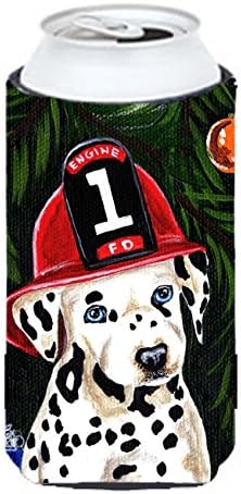 Carolin's Treasures AMB1317TBC Пожарникар Коледен Далматинци, Високо Момче, Обнимающий, Може да се Пере В Перална