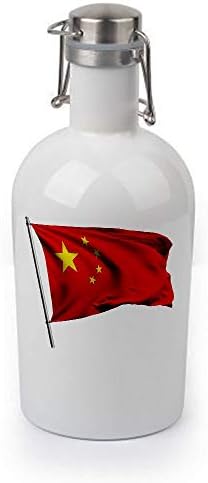 ExpressItBest 64oz Growler - Знаме на Китай (китайски) - Изобилие от възможности