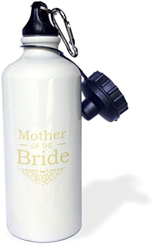 Спортна бутилка за вода 3dRose Майката на булката на златна сватба - част от съответния набор за сватбени партита