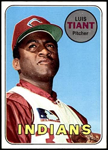 1969 Topps # 560 Луис Тиант Кливланд Индианс (Бейзболна картичка) EX/MT+ Индианс