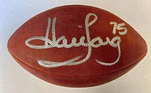 ХОУИ ЛОНГ (Оукланд Рейдерз / Зала на славата) подписа Официален футболен договор Уилсън NFL - Футболни топки с автографи