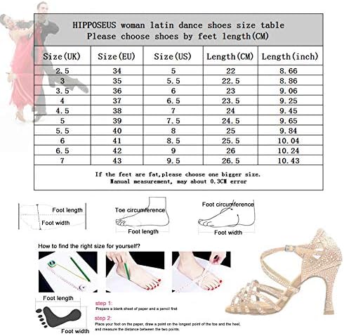 Дамски обувки за Латино Танци балната зала HIPPOSEUS, Модерните Обувки За Танго и Салса, Модел CYL14-15