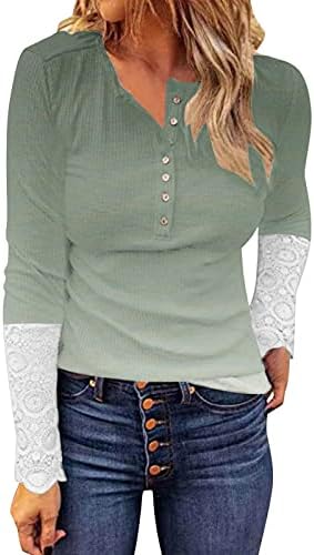 Дамска Блуза с дълъг ръкав, Просто Базова Тениска, с Модерна Риза Оверсайз, Блуза За Почивка, Универсални Капаци,