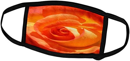 3dRose Ив Creations Roses - Очите orange рози - Маска за лице (fm_36809_3)