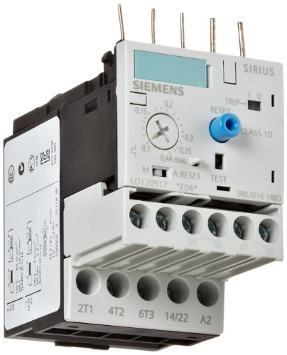 Твердотельное реле за претоварване Siemens 3RB20 16 - 1RB0, клас 10, Типоразмер контактора S00, на определена стойност