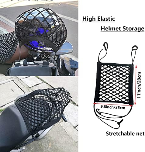 Подобрена Транспортна мрежа MOODKEY за съхранение на Мотоциклетни каски, Высокоэластичная Двупластова Бънджи-окото