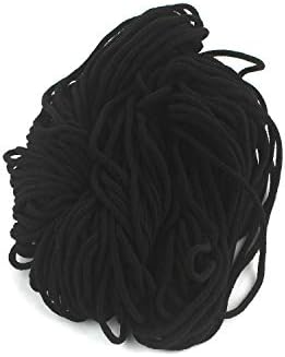 1/8-инчов еластичен кабел, high-performance шнур за уши, въжета за шиене със собствените си ръце (жълто, 100yds)