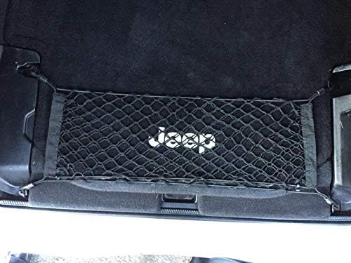 Подова мрежа за багаж, Товари окото с черен цвят, само за Jeep Wrangler 4xe, 2 врати, 2007-2023 - автоаксесоари