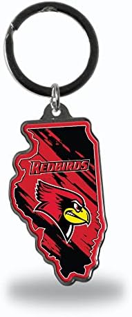 Ключодържател Rico Industries NCAA щата Илинойс Redbirds под формата на щата