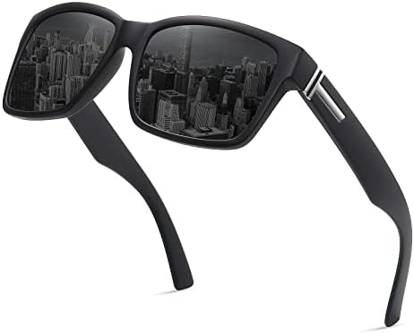 MEETSUN Широки Квадратни Поляризирани Слънчеви Очила за Мъже Жени Класически Ретро Спорт Риболов Шофиране Слънчеви