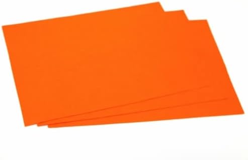 Правоъгълна акрилна фетровая кърпа 9 x 12 Jaffa оранжев цвят - за лист