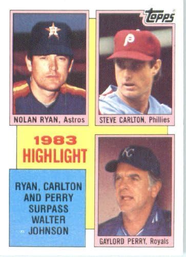 1984 Бейзболна картичка Topps 4 Нолан Райън