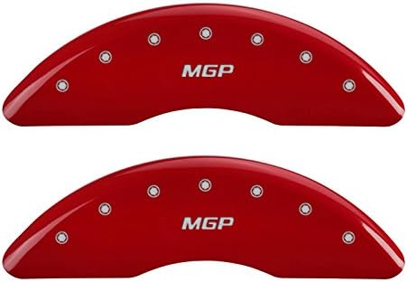 Капачки на челюстите MGP 15215SMGPRD с Червено Прахово покритие, върху капака на челюстите гравирано надпис MGP