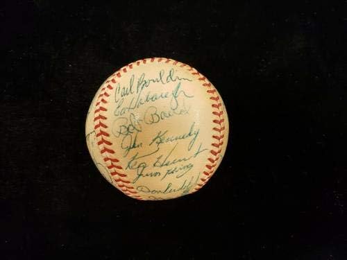 1963 Вашингтон Сенатърс поставили автографи ЭЛУ Серии - 30 Подписи! - Бейзболни топки с автографи