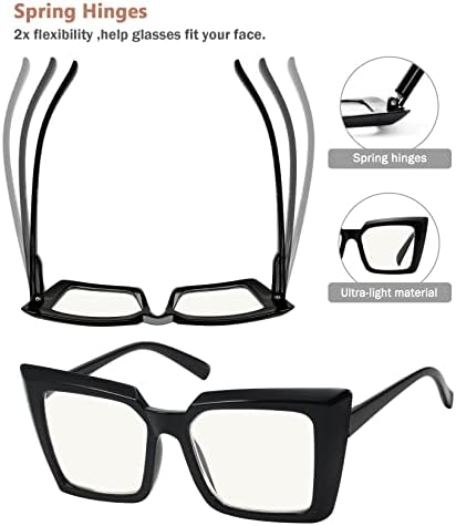Eyekepper 5-Pack Прогресивно Многофокусные Очила За Четене, Блокиране На Синя Светлина, Женски Мультифокальные Ридеры