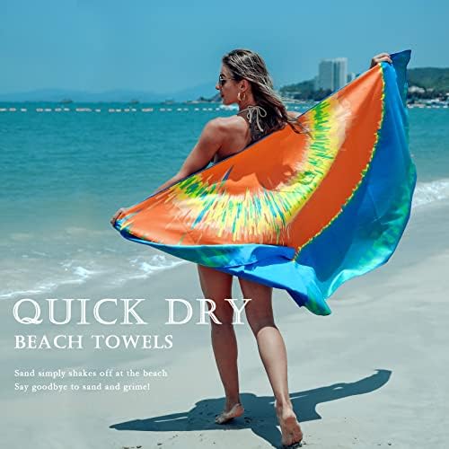 Плажна Кърпа по ваш избор - Плажни Кърпи от Микрофибър Голям размер, Быстросохнущее Плажна Кърпа за възрастни, Плажна