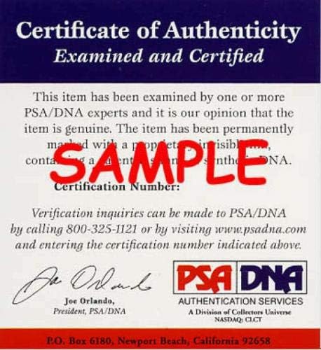 Сертификат ДНК PSA Райна Сандберга с Автограф на Филис за Фото - Снимки на MLB с автограф