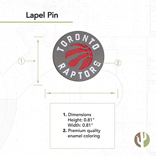Значка на ревера Торонто Рэпторс Емайл с логото на отбора в НБА От метал (значка на ревера)