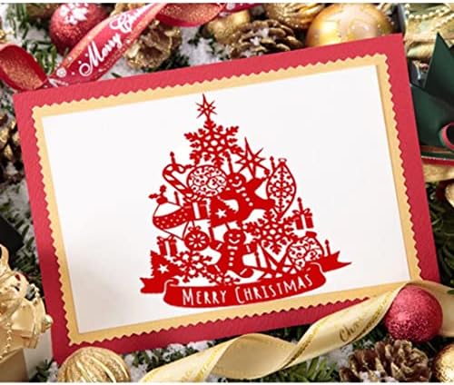 CHABEIGAI 2 бр. Коледни Щампи за рязане на Метал, Дядо Коледа, Производство на пощенски Картички със собствените