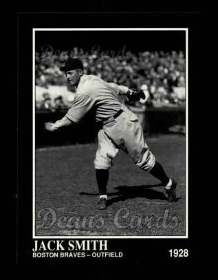 1992 Конлон 507 Джак Смит Бостън Брейвз (Бейзболна картичка) Ню Йорк/MT Braves