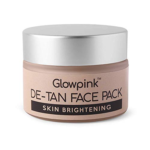 Мария Хъб Glowpink Detan Face Pack Осветляющая Маска за лице За Сияйна кожа, премахване на слънчеви бани, контрол