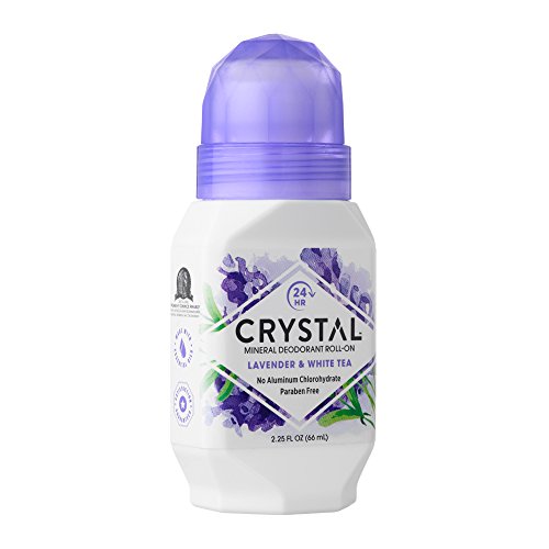 Дезодорант roll Mineral Crystal с лавандула и Бял чай 2,25 oz (опаковка от 12 броя)