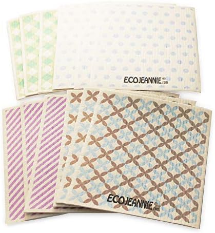 Ecojeannie (4 опаковки) търговия на Едро с Екологично Чисти немски кърпички за почистване и Биоразградими Целулозни