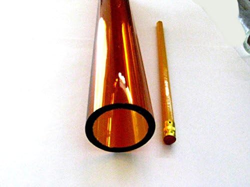 Тръба Devardi Glass COE 33 Boro, 1 Перлена 38 мм х 4 мм (1,5 инча) Боросиликатные 12 Тръба